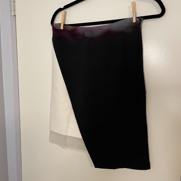 Sarah Baaderani Particle Print Asymetrical Triple Skirt - Picture 3 of 8